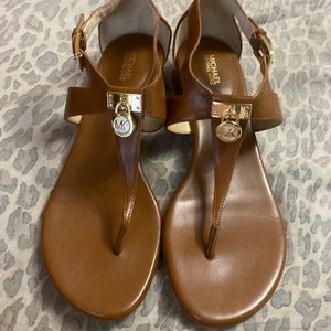 Michael Kors camel color sandals dressy